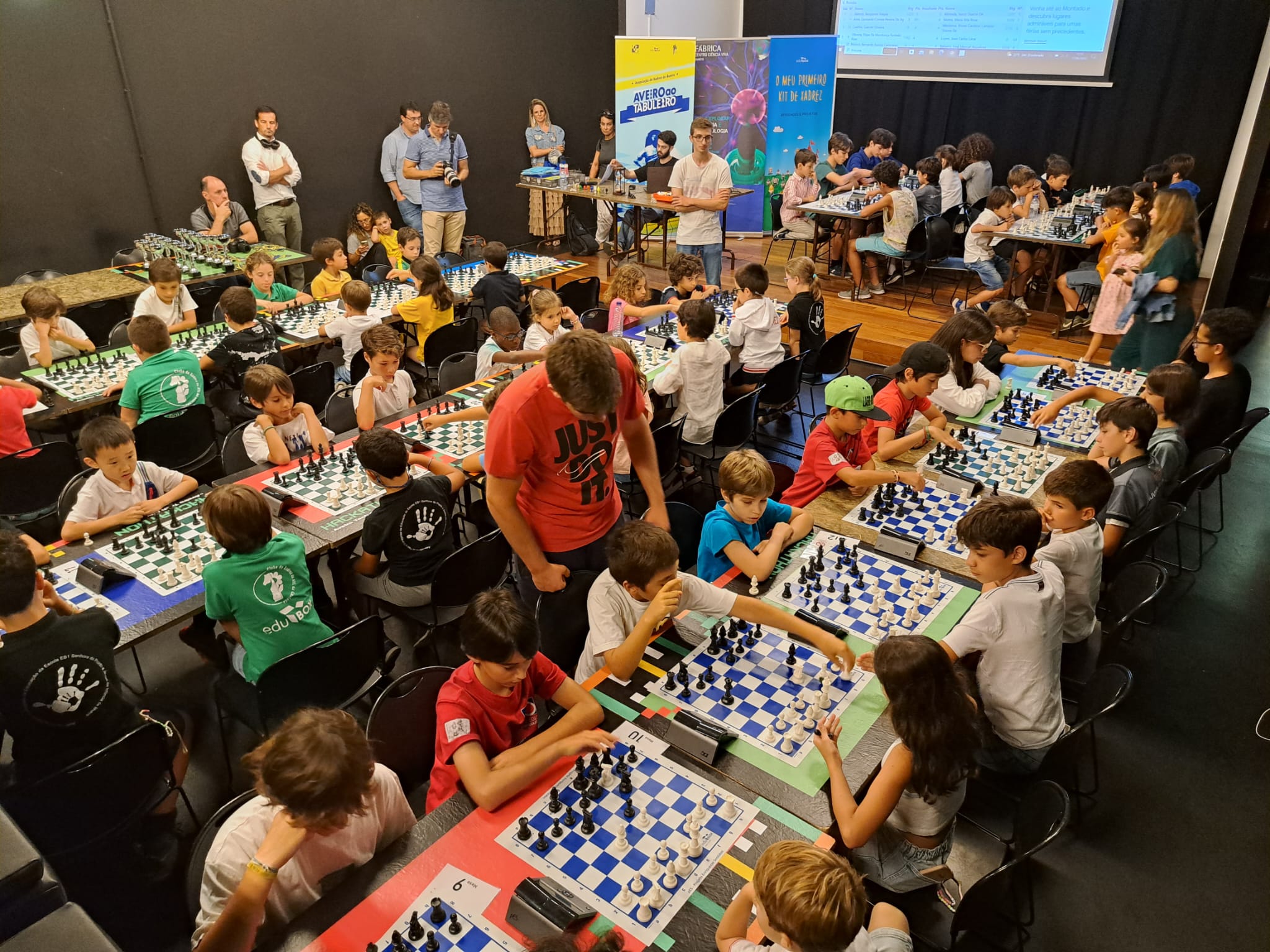 Fábrica da Ciência acogió el V Torneo de Ajedrez Joven en Aveiro