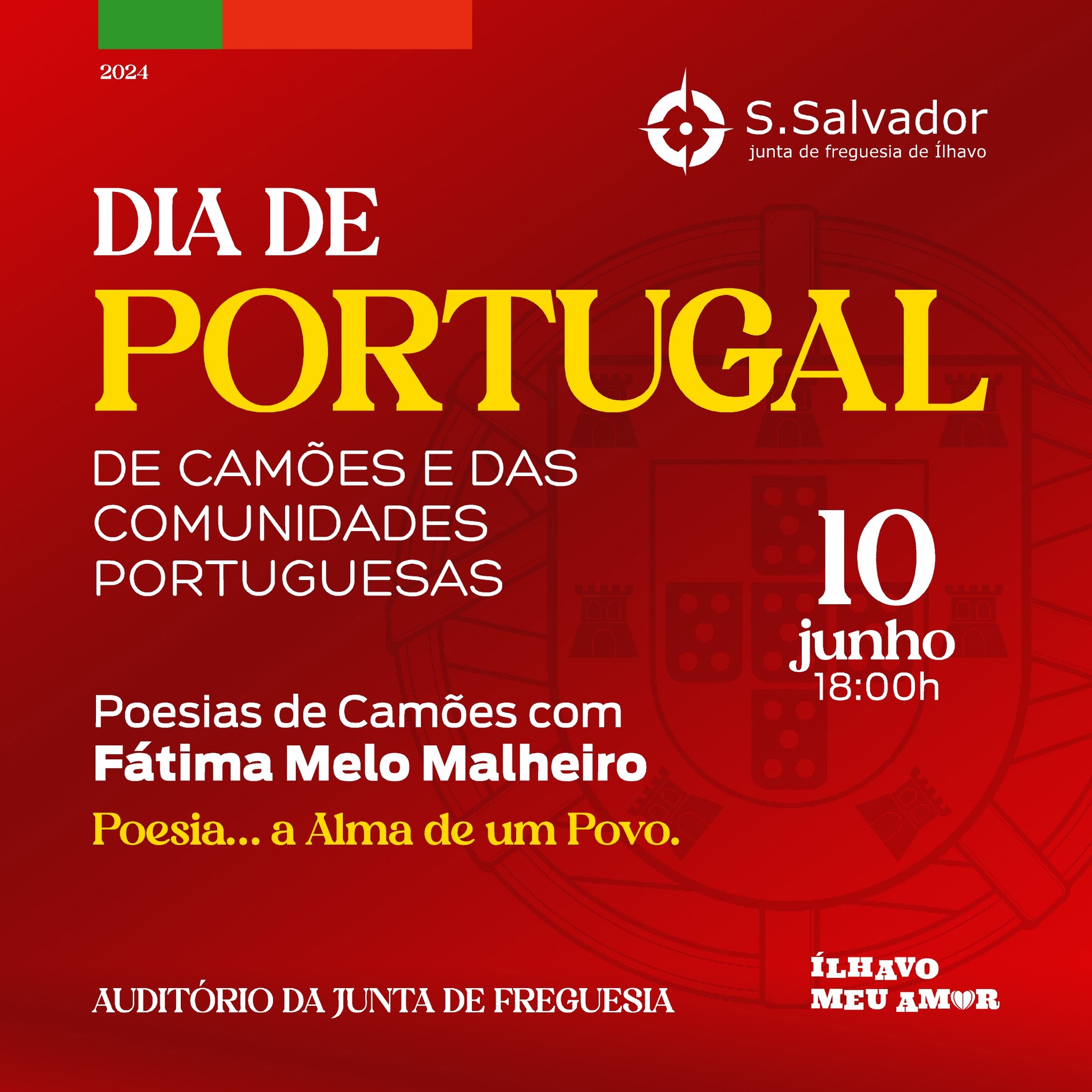 São Salvador assinala Dia de Portugal, de Camões e das Comunidades Portuguesas com poesia