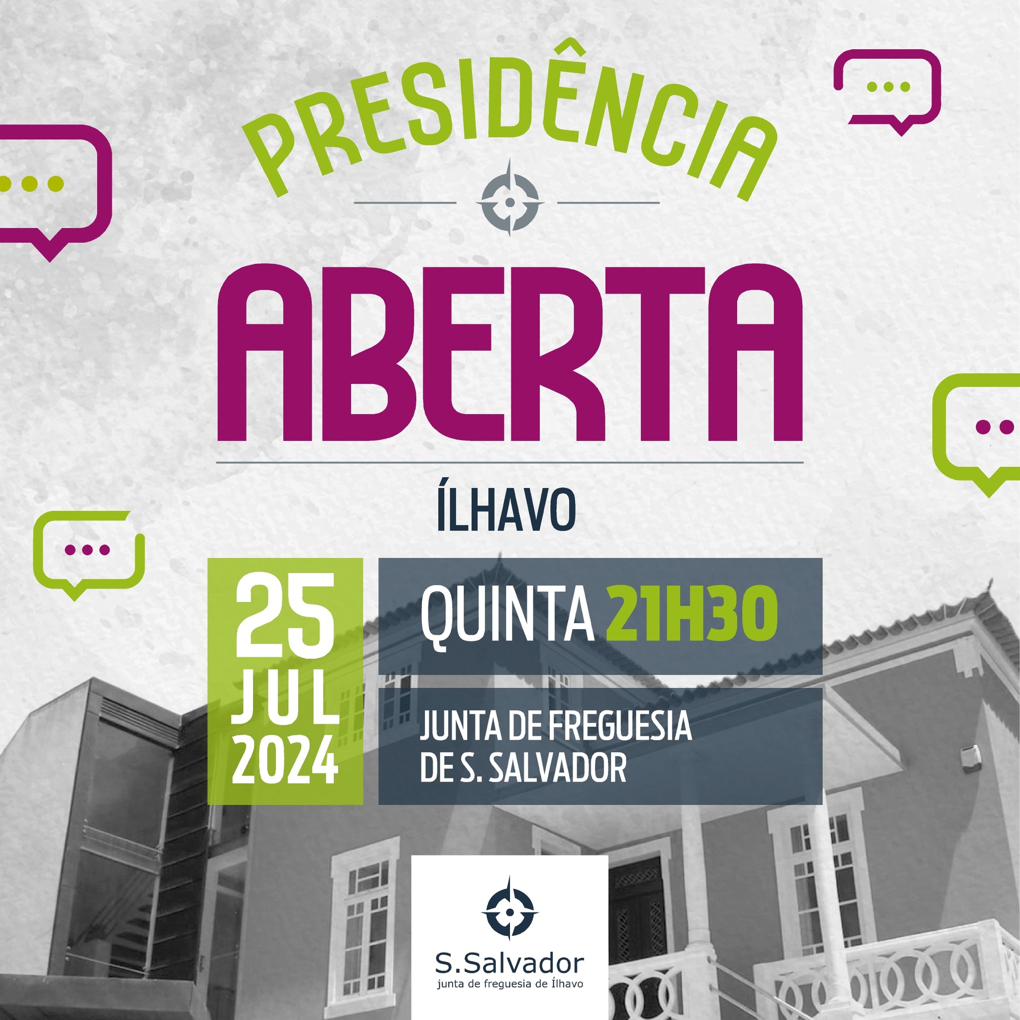 Junta de Freguesia de São Salvador promove Presidência Aberta amanhã