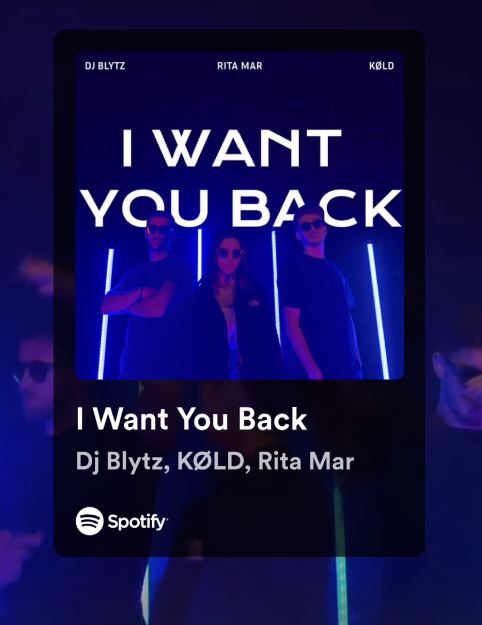 Blytz, KØLD e Rita Mar Lançam o Single ‘I Want You Back’