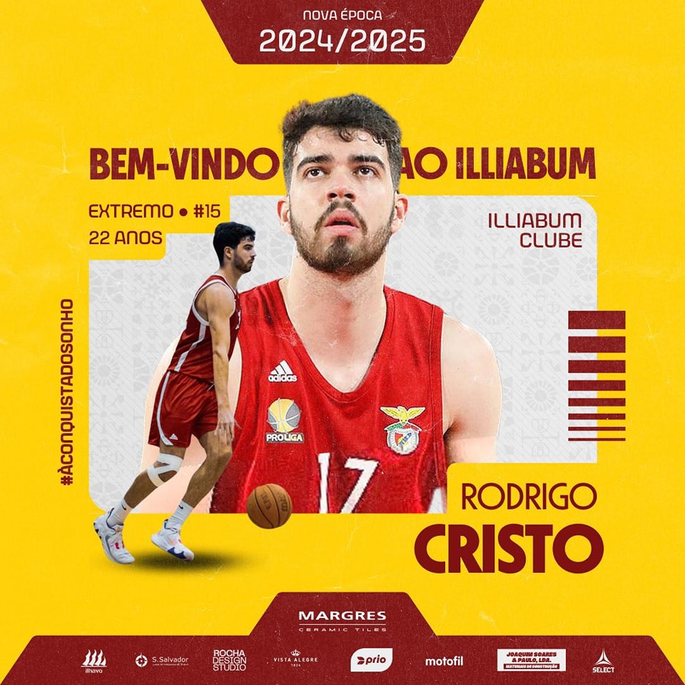 Basquetebol: Illiabum anuncia contratação de Rodrigo Cristo