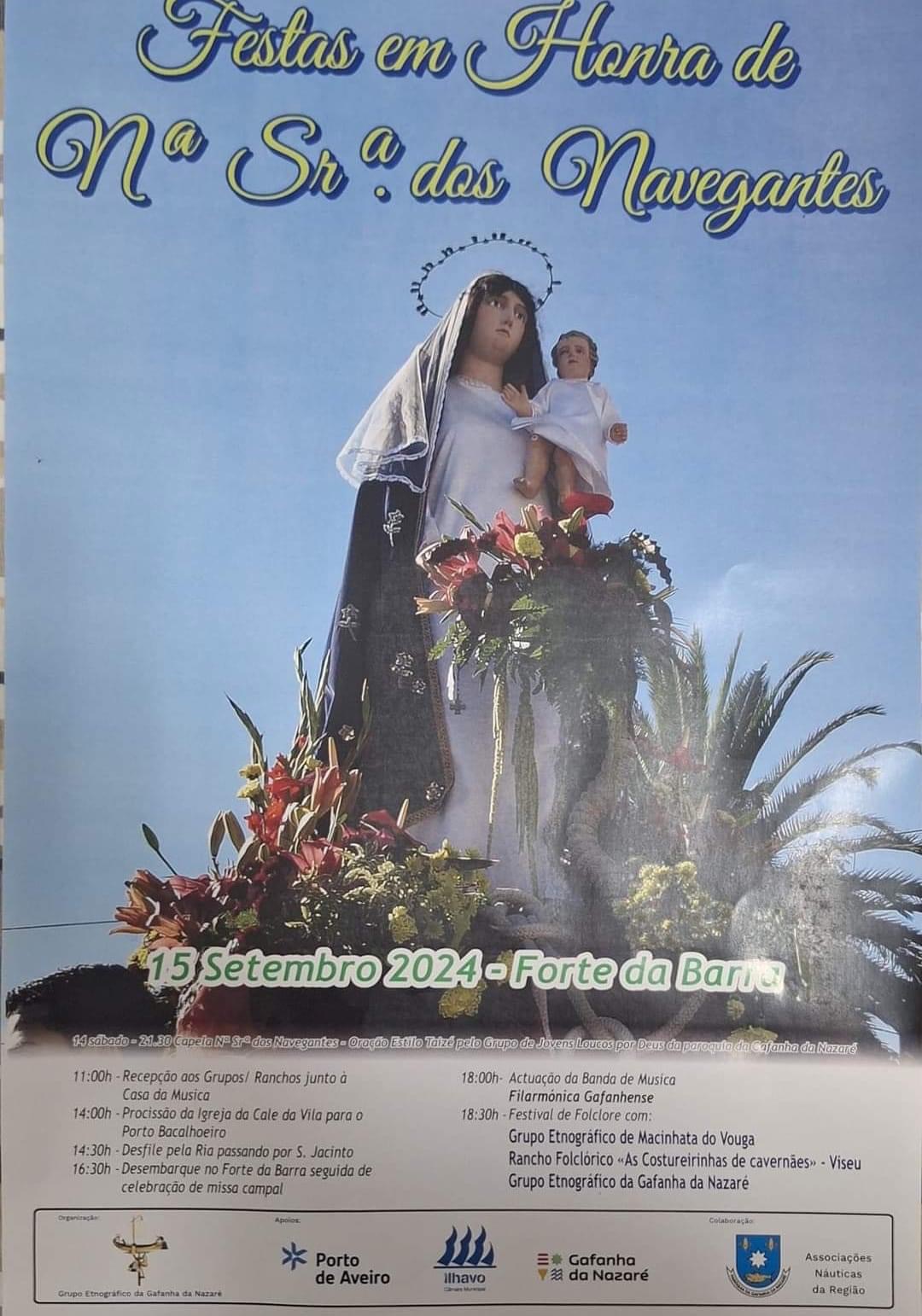 Festas em Honra de Nossa Senhora dos Navegantes marcadas para 15 de setembro