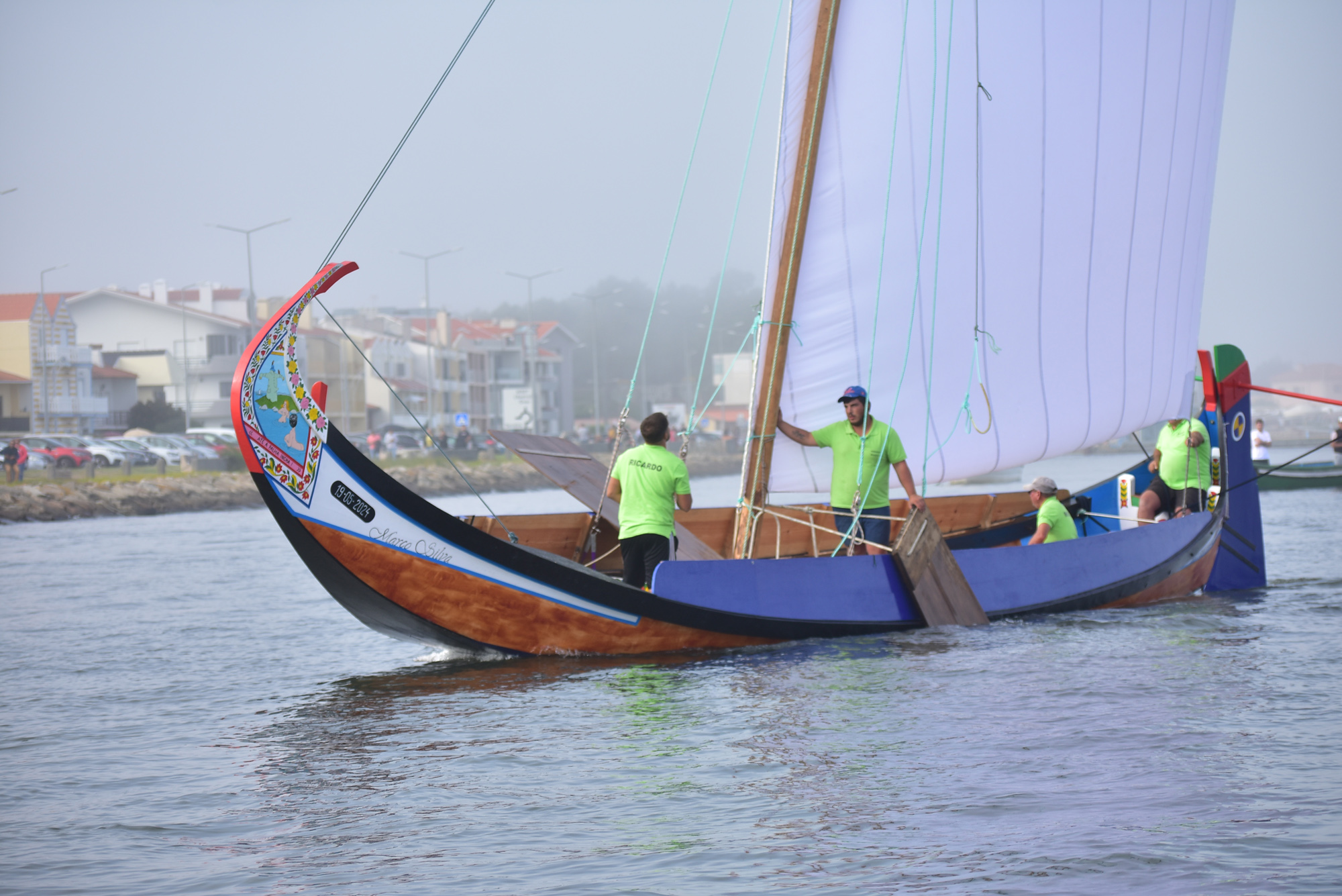 Marco Silva venceu a Regata de Barcos Moliceiros da Romaria de São Paio da Torreira