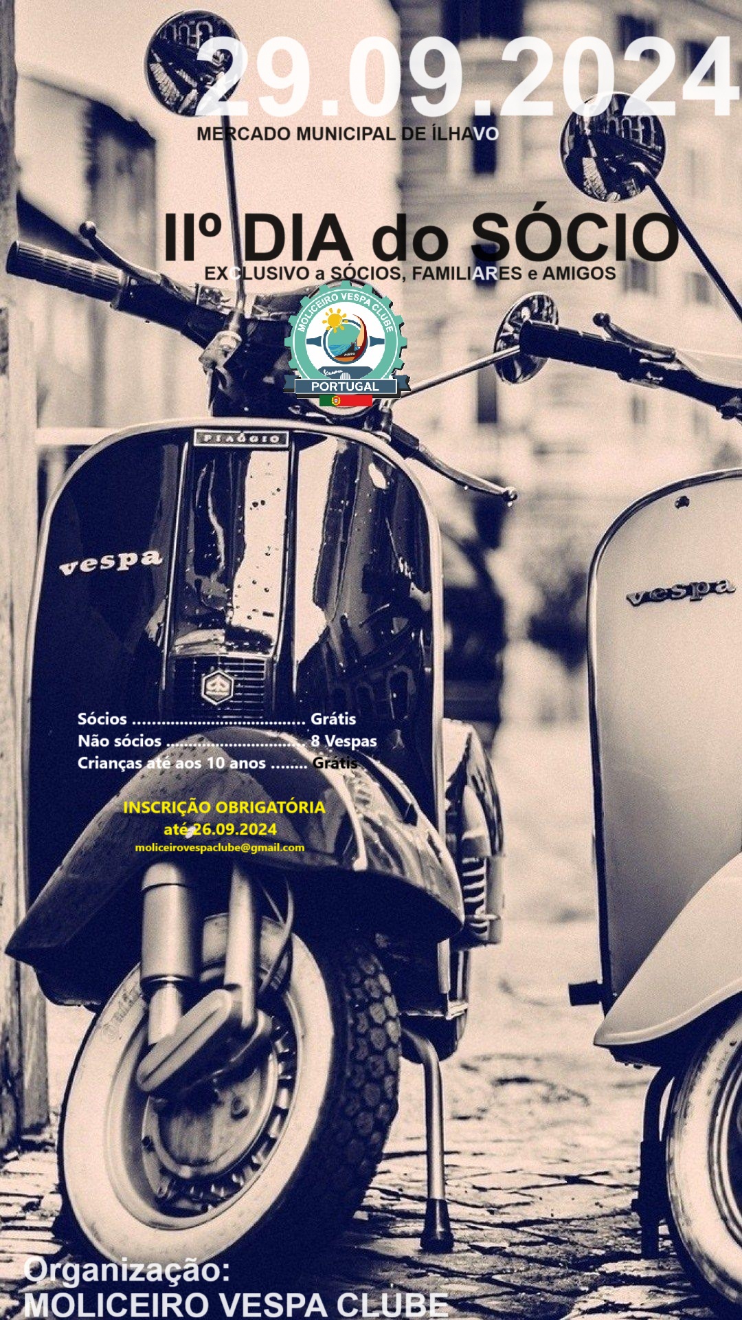 Moliceiro Vespa Clube: hino oficial apresentado a 29 de setembro