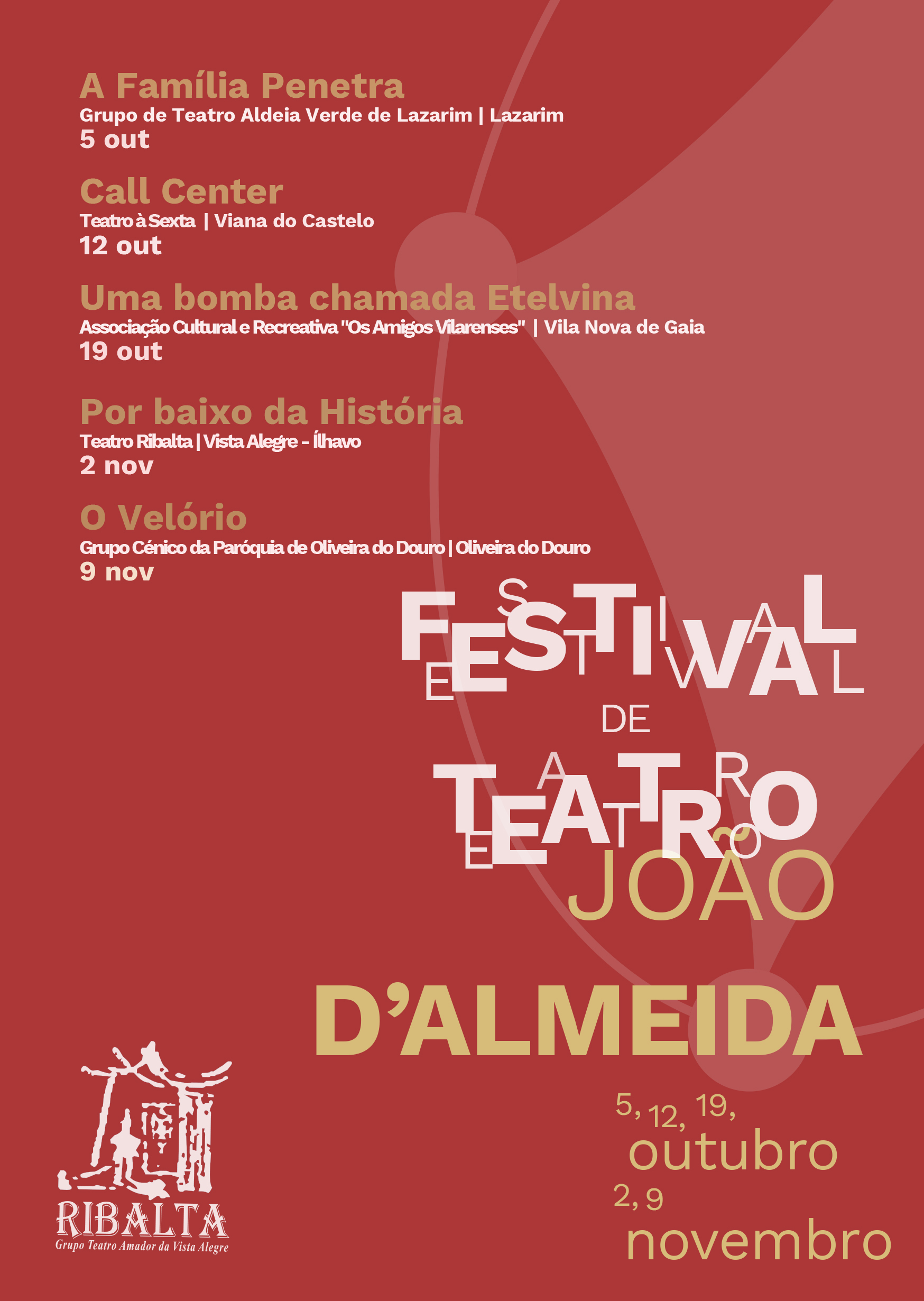 4.ª edição do Festival João d’Almeida marcada para outubro e novembro