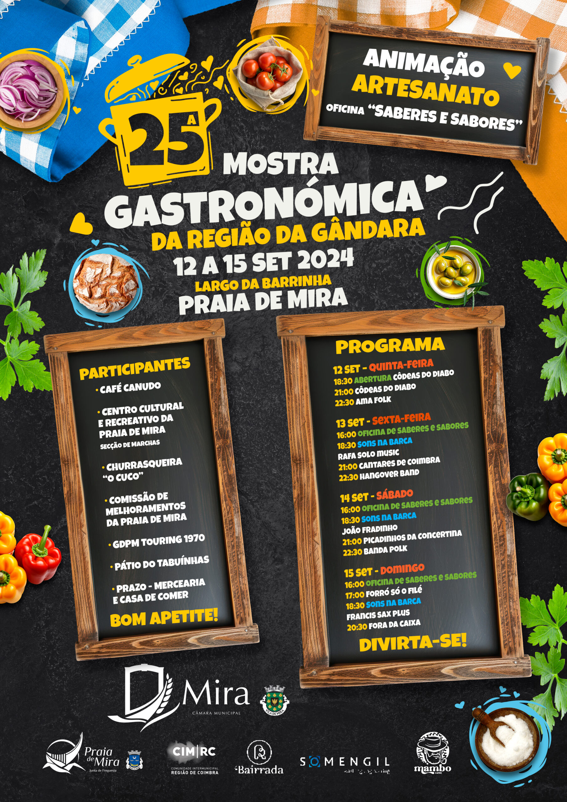 Praia de Mira recebe a 25.ª edição da Mostra Gastronómica da Região da Gândara