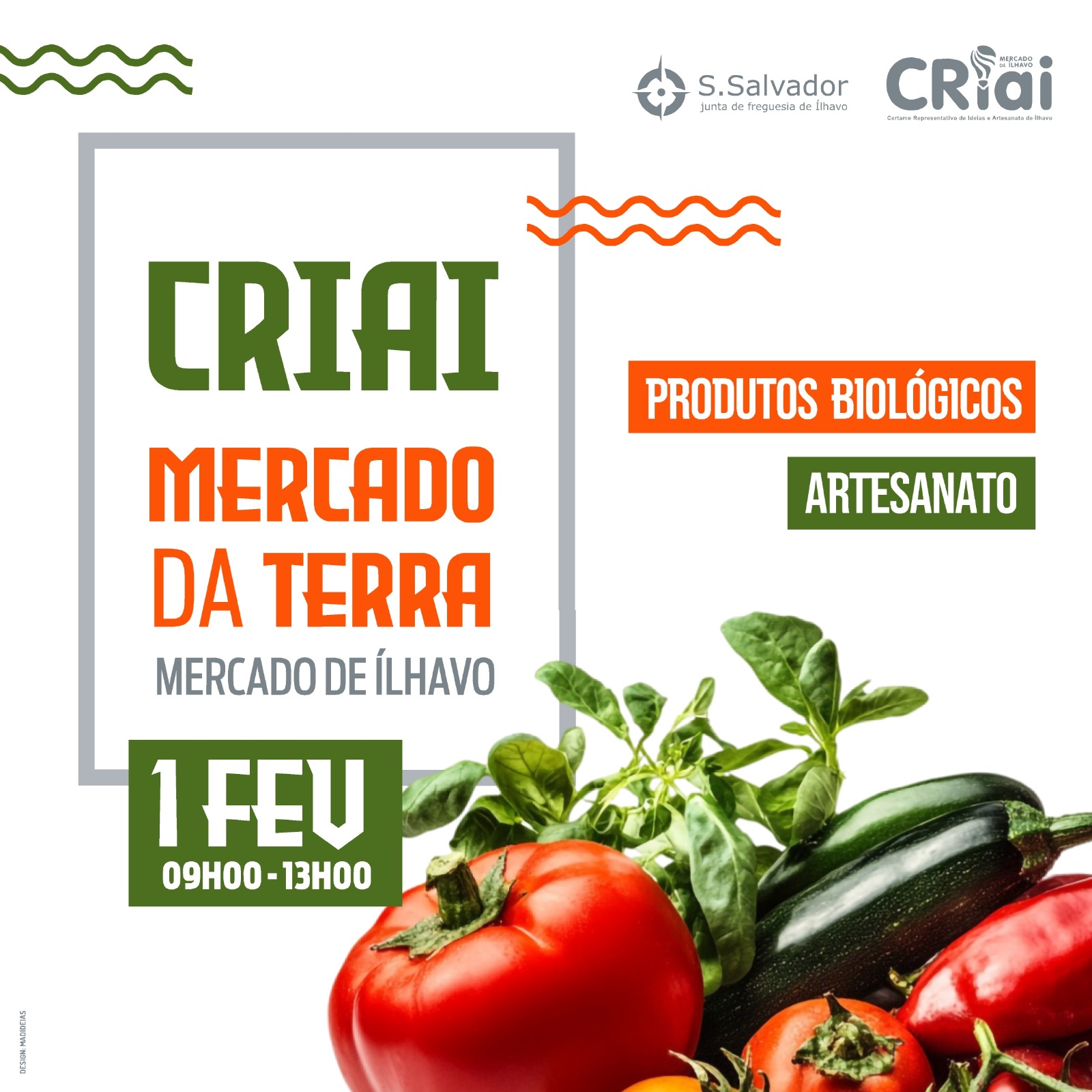 Junta de Freguesia de São Salvador promove mais uma edição do CRIAI e Mercado da Terra no próximo sábado