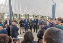 Junta de Freguesia de São Salvador inaugurou cobertura de apoio ao recinto da Feira dos 13