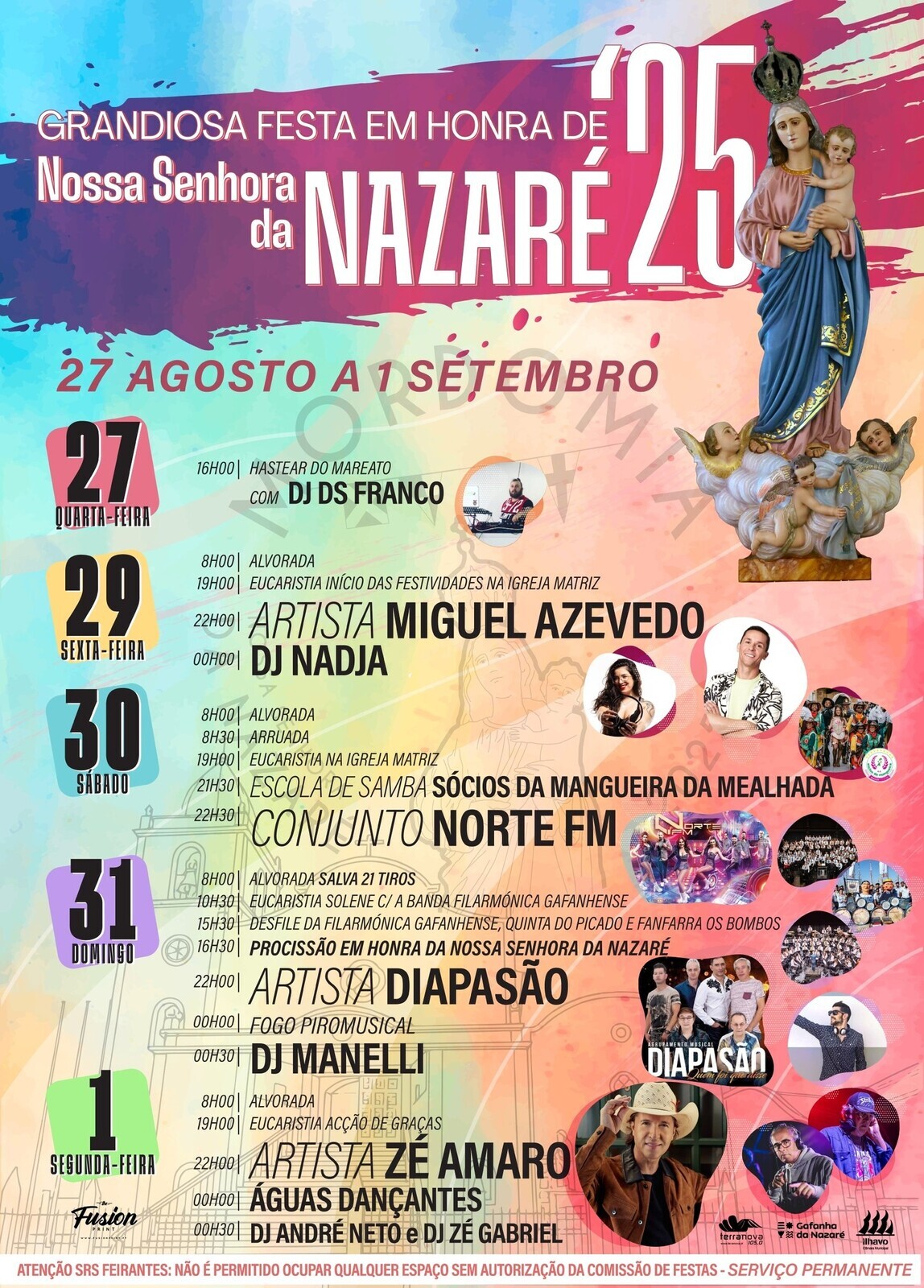 Festas em Honra de Nossa Senhora da Nazaré animam fim-de-semana