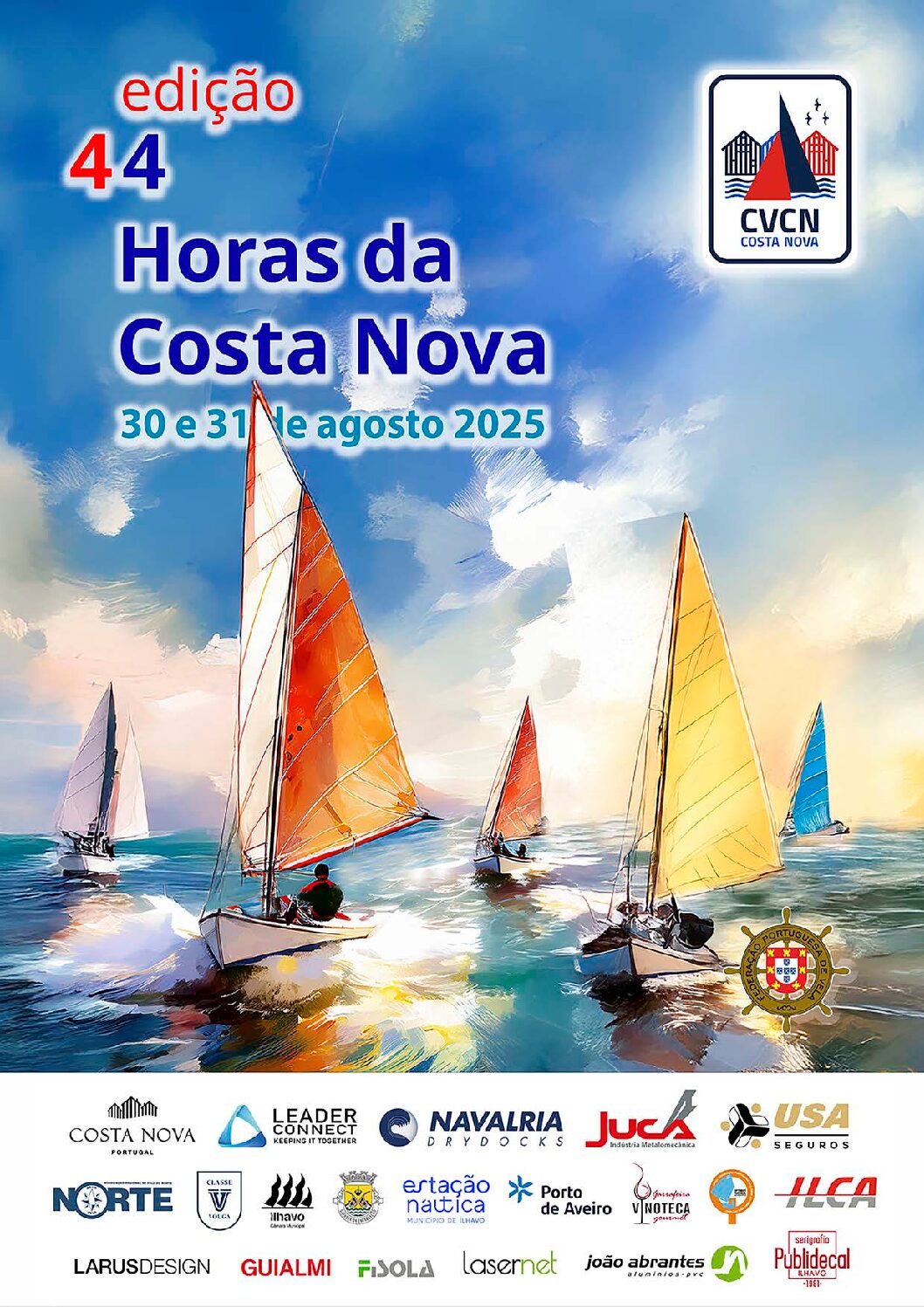 A festa das Regatas à Vela está de regresso à Costa Nova