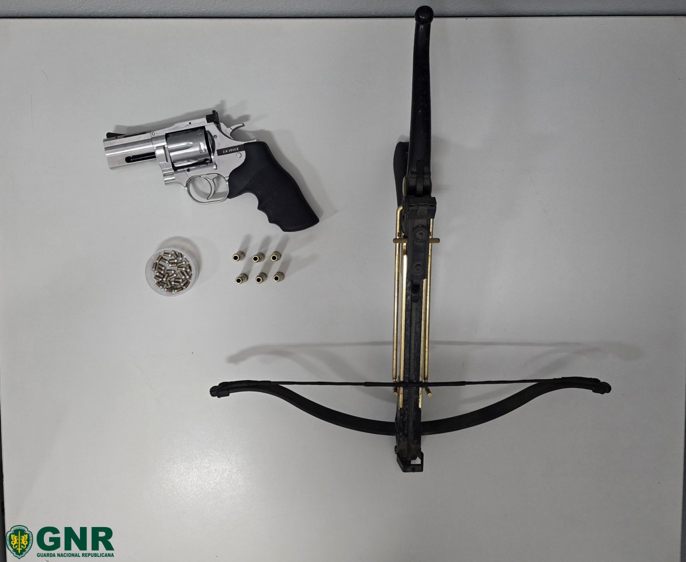 Gafanha da Nazaré: arguido por posse ilegal de armas e ameaças