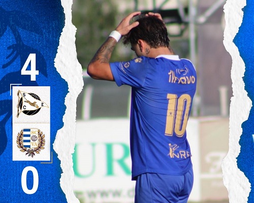 SC Vista Alegre goleado frente ao candidato à subida SC Espinho