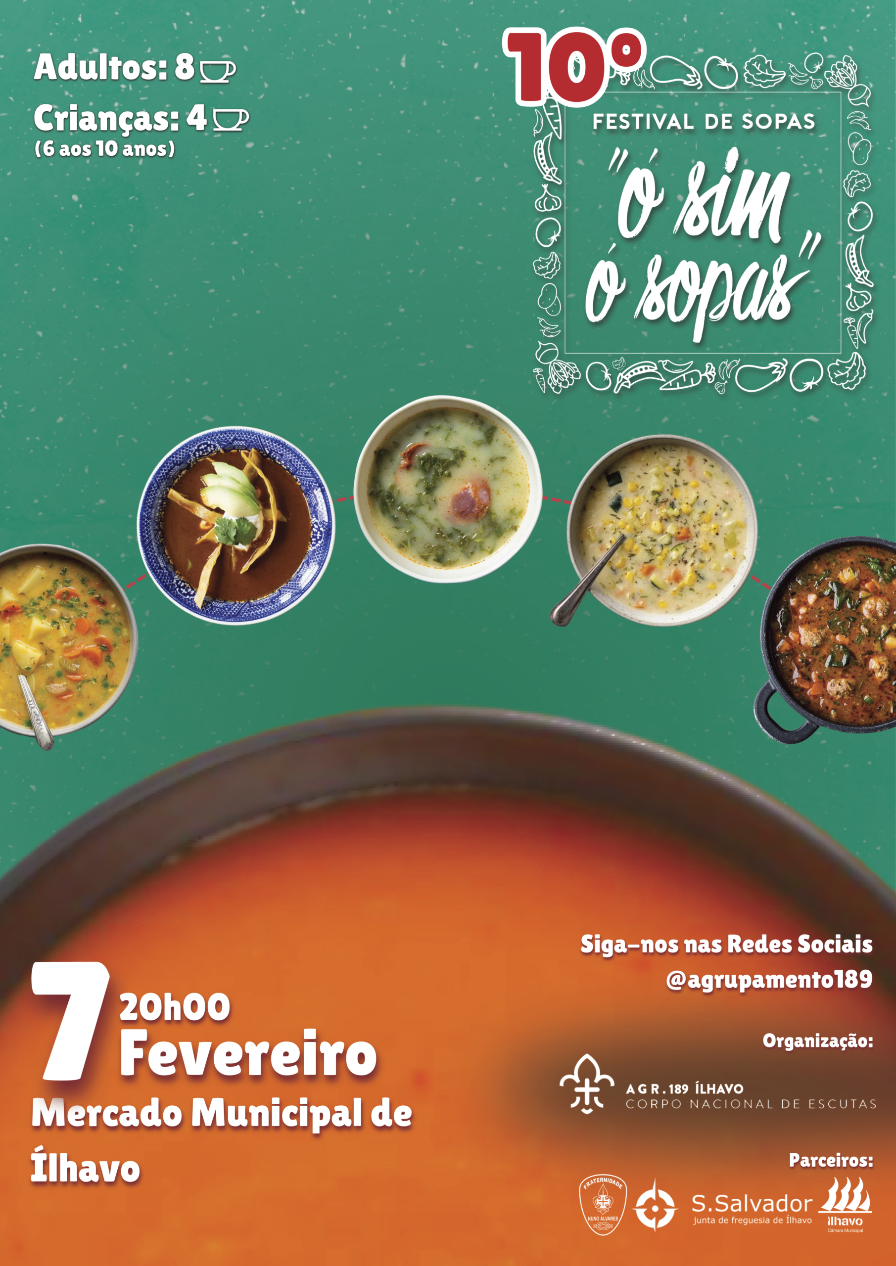 X edição do Festival ‘Ó Sim, Ó Sopas’ realiza-se no dia 7 de fevereiro