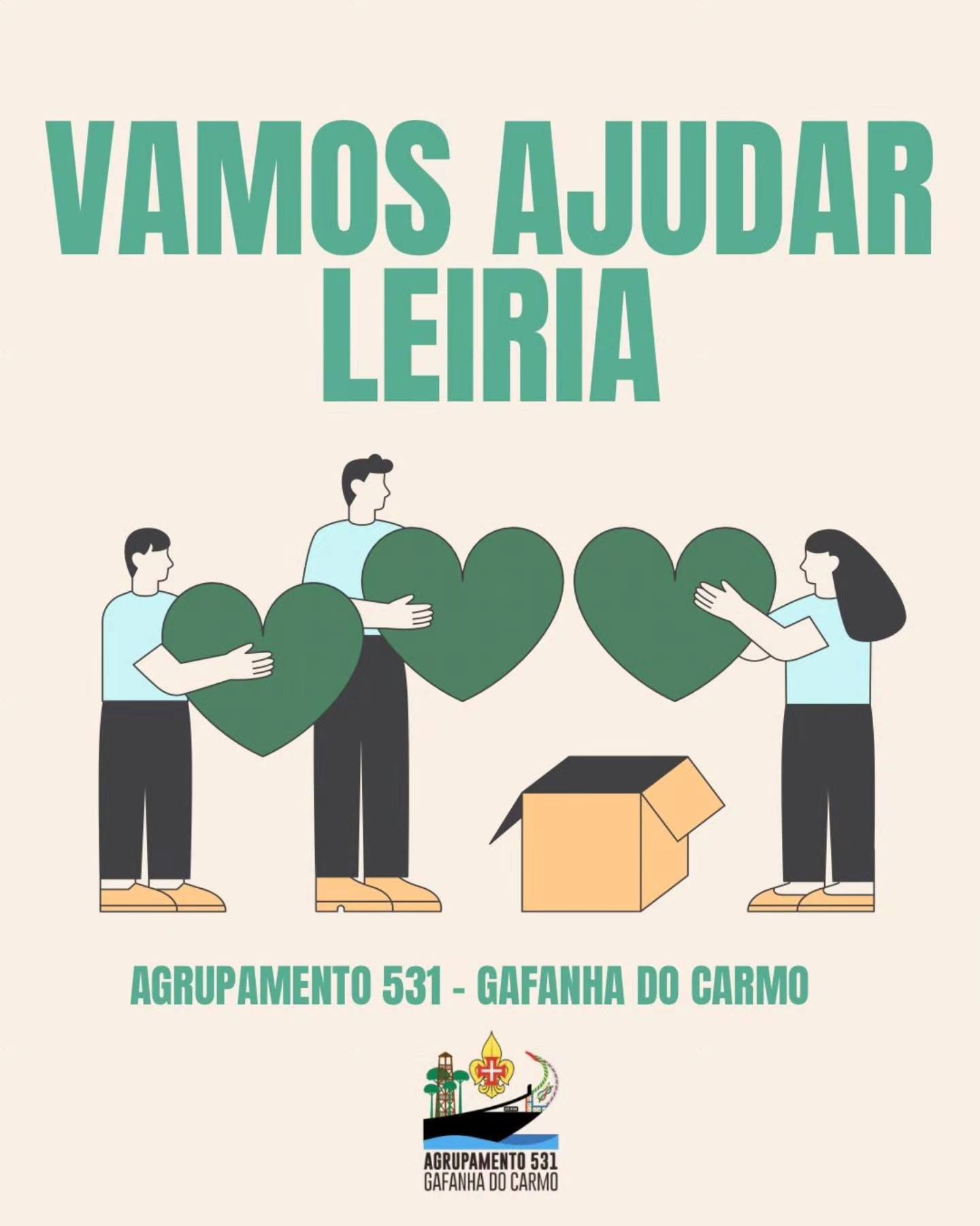 Gafanha da Nazaré e do Carmo com campanhas solidárias para a população de Leiria