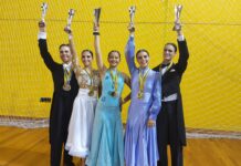 Academia DanceBeat conquista títulos nacionais na categoria de Ballroom